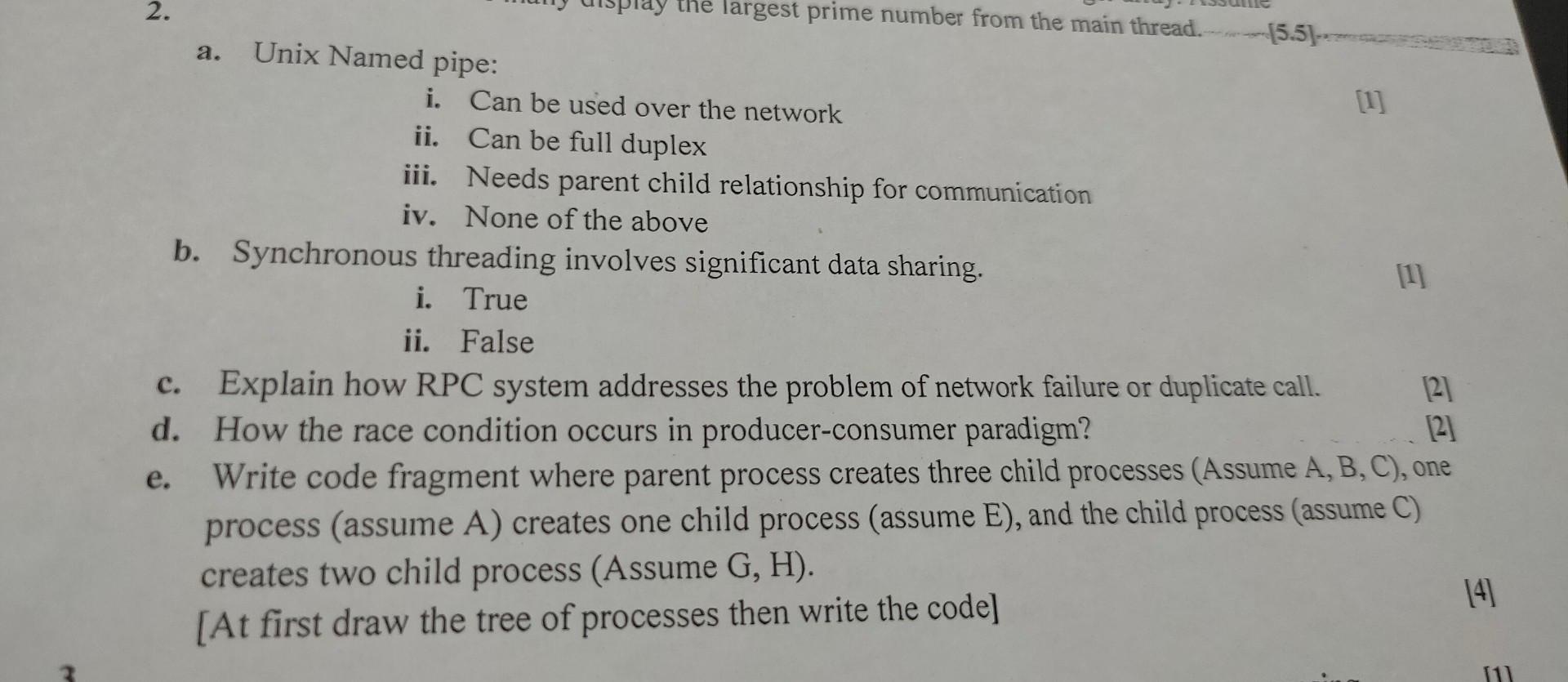 Need The Answer Of 2 A B C D E 1