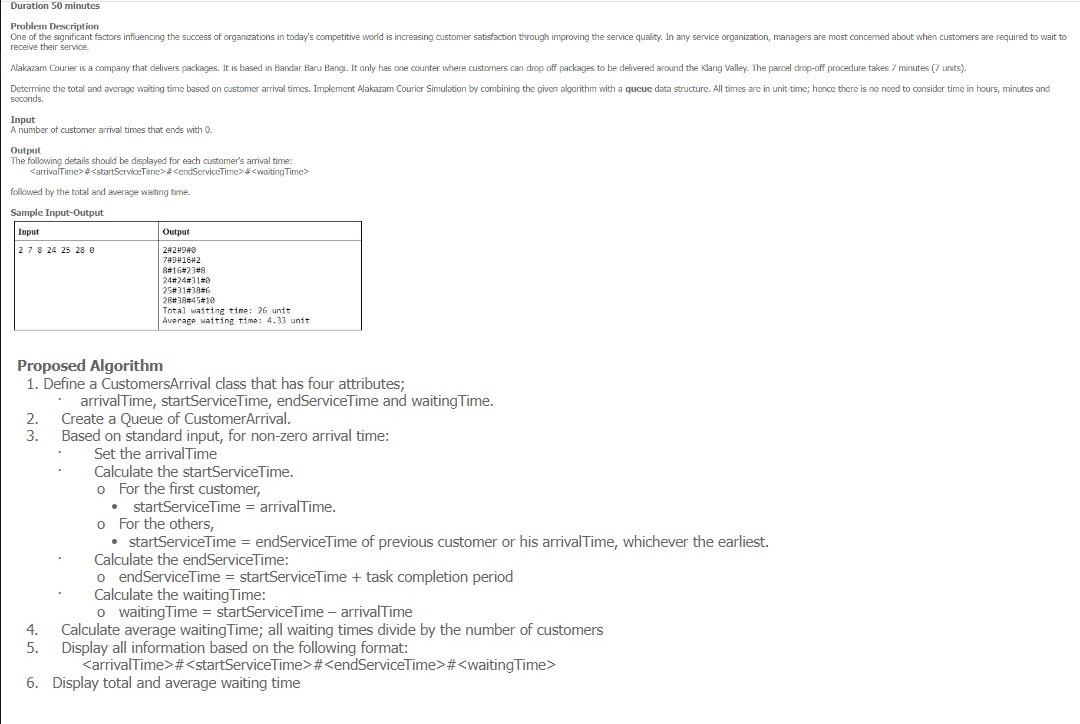 Duration 50 Minutes Problem Description One Of The Significant Factors Influencing The Success Of Organizations In Today 1