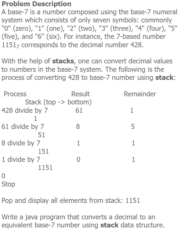 Problem Description A Base 7 Is A Number Composed Using The Base 7 Numeral System Which Consists Of Only Seven Symbols 1