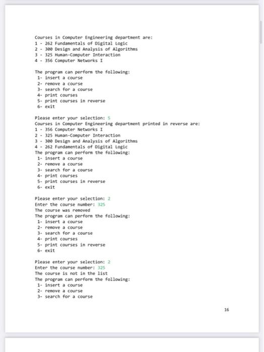 Lab 3 Ordered Doubly Linked List Objectives 1 To Introduce The Doubly Linked List Data Structure 2 Converting An Im 4