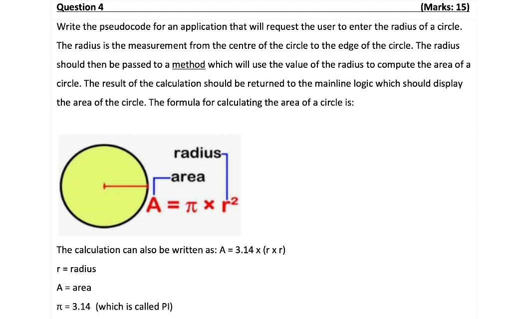 Please Give Answer In Pseudocode 1