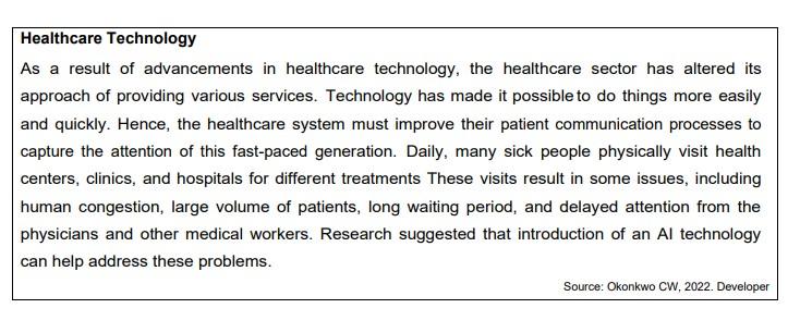 Healthcare Technology As A Result Of Advancements In Healthcare Technology The Healthcare Sector Has Altered Its Approa 1