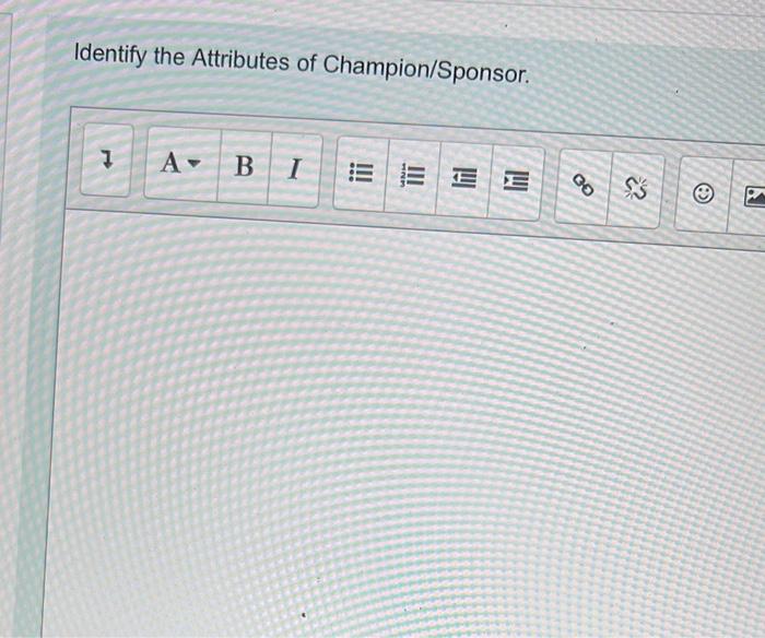 Identify The Attributes Of Champion Sponsor 7 A Bi Iii 424 Ee Go 3 1
