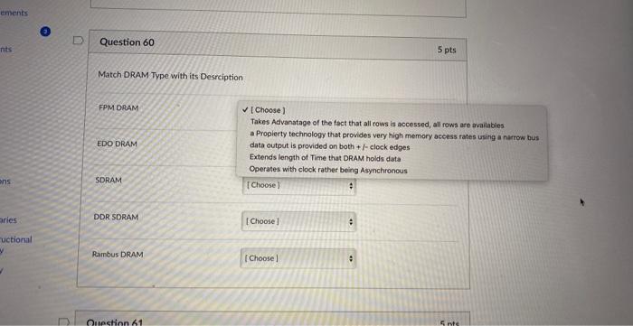 3 0 Question 64 Name The Functions Of Dram Controller Edit View Insert Format Tools Table 12pt Paragraph Biu 2 T 10 1 2