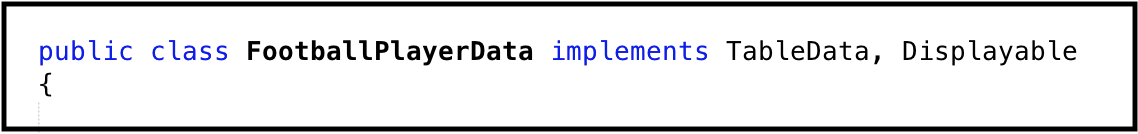 Java Coding Question This Is The L03c Implementing The Displayable Interface The L03b Can Be Referred To The Second A 2