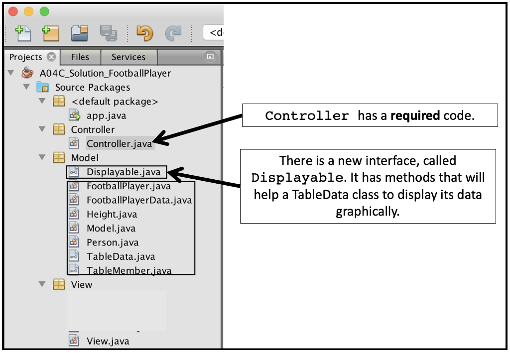 Java Coding Question This Is The L03c Implementing The Displayable Interface The L03b Can Be Referred To The Second A 3