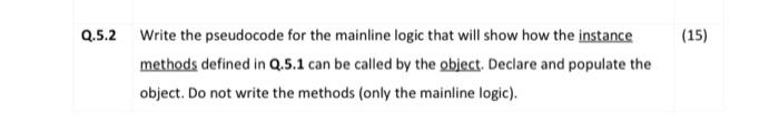 Answer All Questions In This Section Based On The Information Contained In The Short Scenario Below Q 5 1 Joseph Is 2