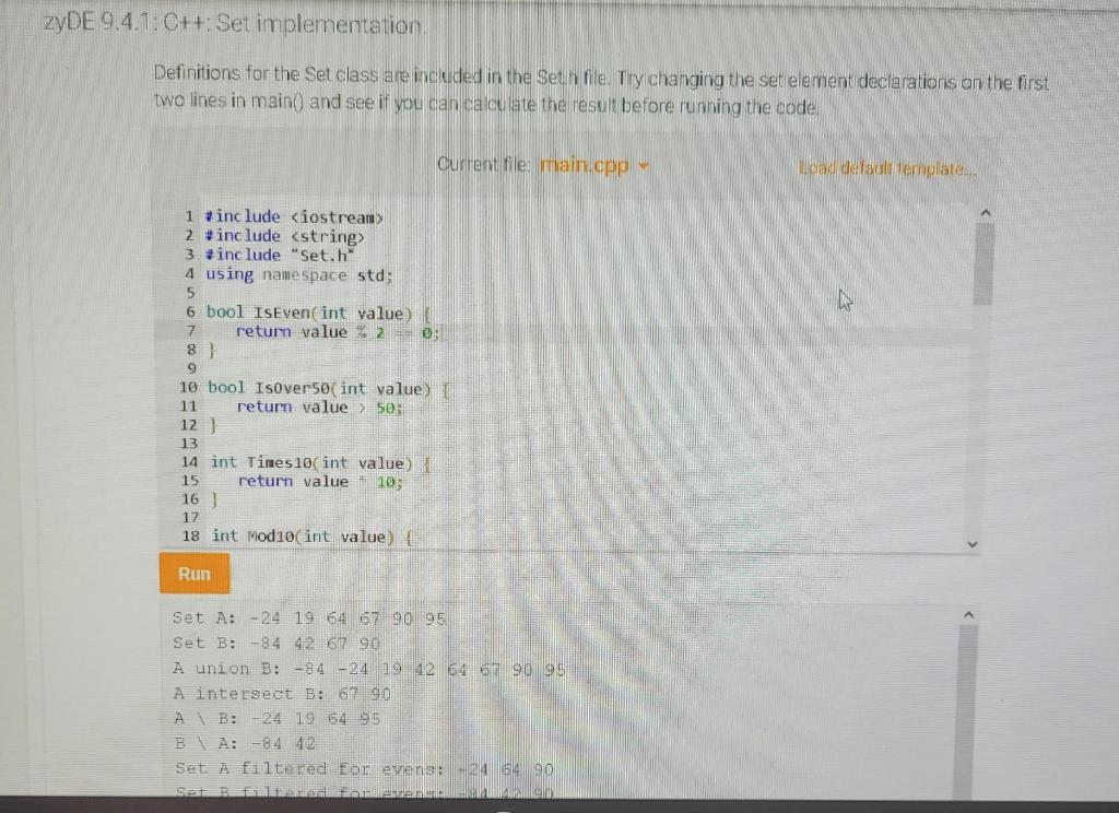 Use This Below Code To Obtain The Picture S Result Use C And Show The Ouput Emergency Ifndef Set H Define Set H 1