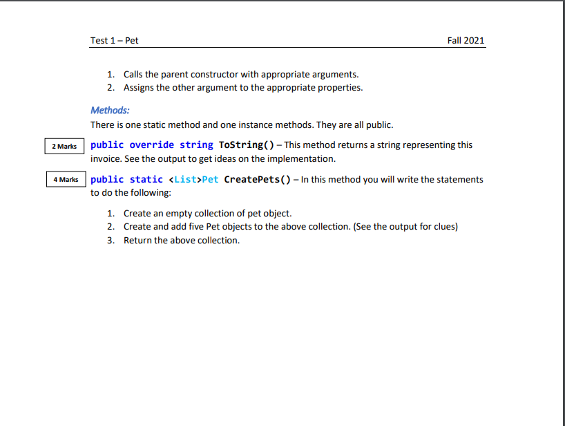 Programming Ii Pet Application Petapp A High Level View Of The Pet Shop Application Is Shown Below You Will Build A 6
