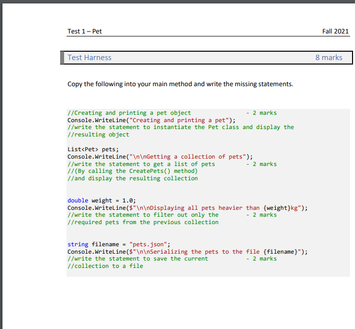 Programming Ii Pet Application Petapp A High Level View Of The Pet Shop Application Is Shown Below You Will Build A 7