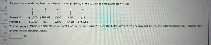 Ebook Problem Walk Through Project L Requires An Initial Outlay At T 0 Of 65 000 Its Expected Cash Inflows Are 15 0 2