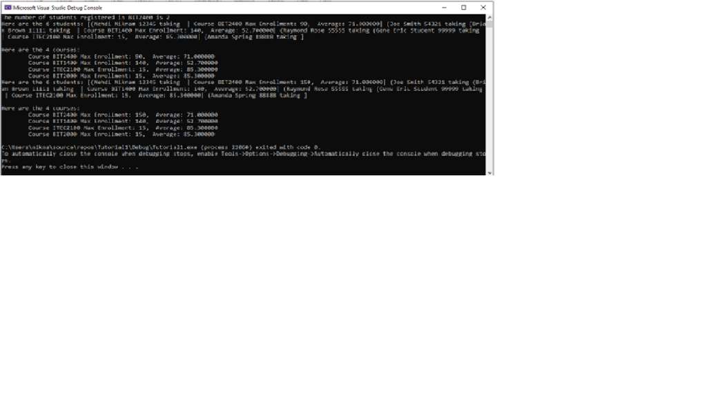 Create Structs For Students And A Course Using Dynamic Arrays Structs Conditionals Loops And Pointers Yes All Of Th 1
