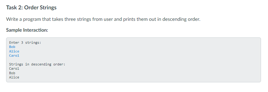 C Language Must Use Strings And C Strings Similar To Examples Shown Above Task C Language Must Use Strings And C Str 2