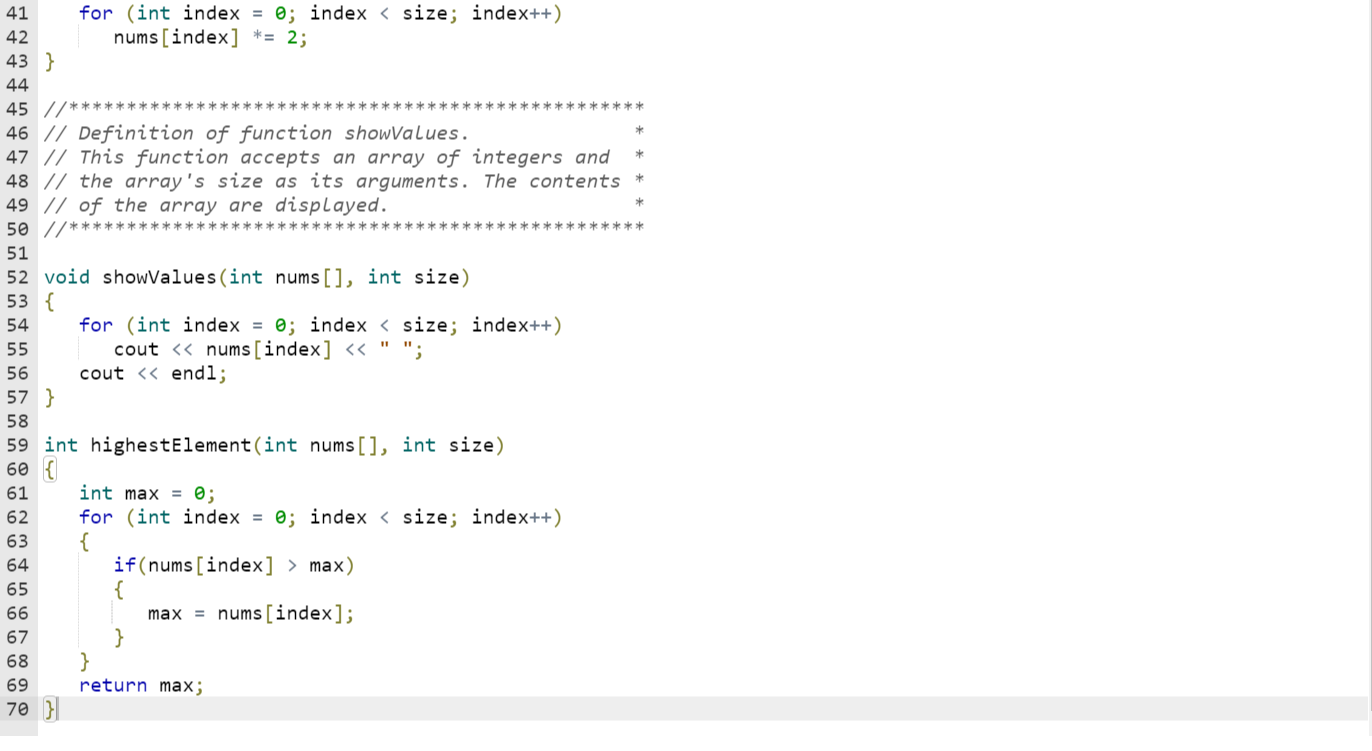 What Code Should I Write To Meet This Last Requirement Const Int Array Size 8 Set Array Size 2 11 28 3 3