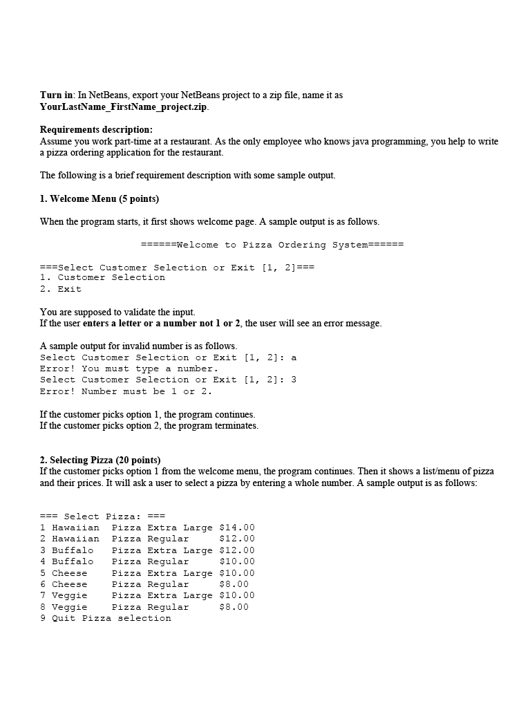 Please Only In Java Use Netbeans Ide If Possible 1