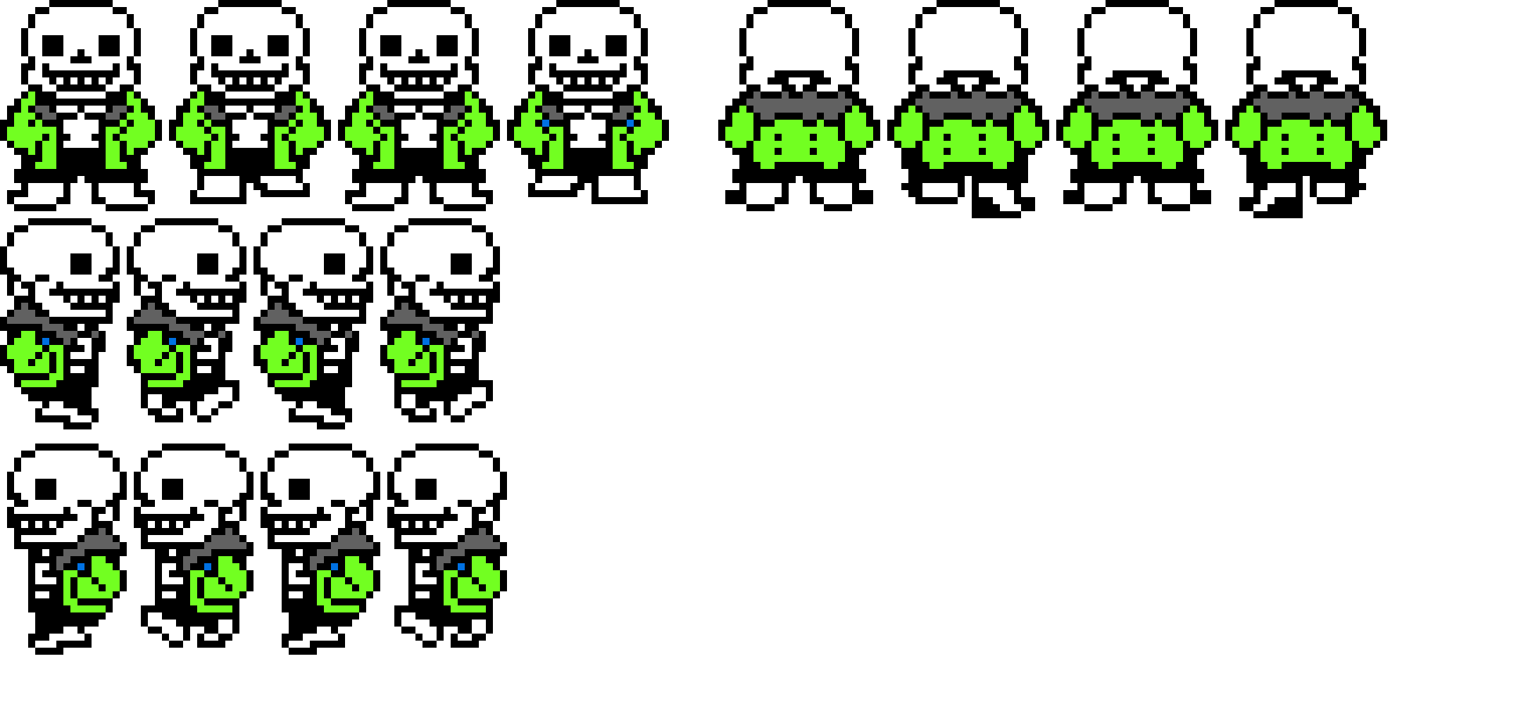 Animate This Image In A Way That If You Are Not Pressing A Button The Skeleton Should Not Move And Should Just Be Facin 1