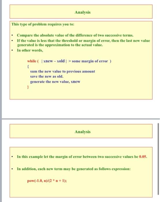 The Value Of A Can Be Determined By The Series Equation 1 1 1 1 That Is A 4 Sum Where Sum Iteration Using The W 3