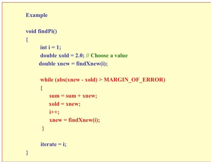 The Value Of A Can Be Determined By The Series Equation 1 1 1 1 That Is A 4 Sum Where Sum Iteration Using The W 5