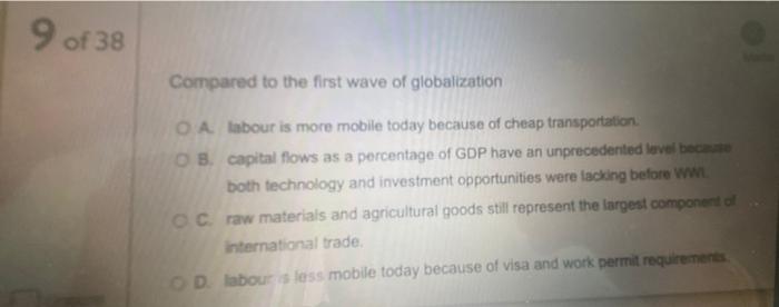 9 Of 38 Compared To The First Wave Of Globalization A Tabour Is More Mobile Today Because Of Cheap Transportation Os Cap 1