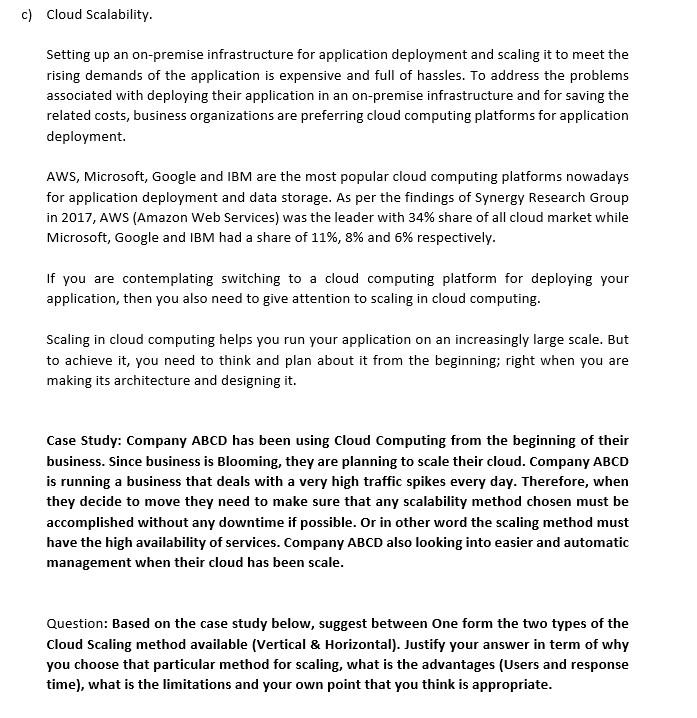 C Cloud Scalability Setting Up An On Premise Infrastructure For Application Deployment And Scaling It To Meet The Risi 1