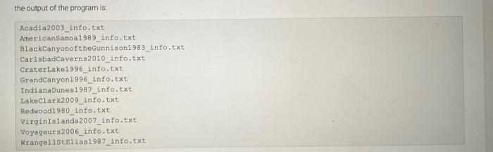 A Photographer Is Organizing A Photo Collection About The National Parks In The Us And Would Like To Annotate The Inform 2