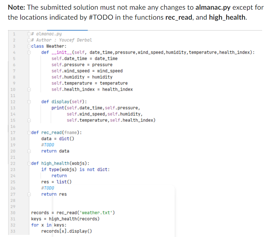 Using Python Please Solve The Following Question Through Objects And Classes The Expected Output Is Also Provided In Th 2