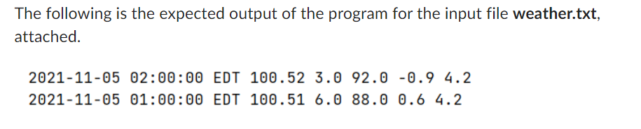 Using Python Please Solve The Following Question Through Objects And Classes The Expected Output Is Also Provided In Th 3