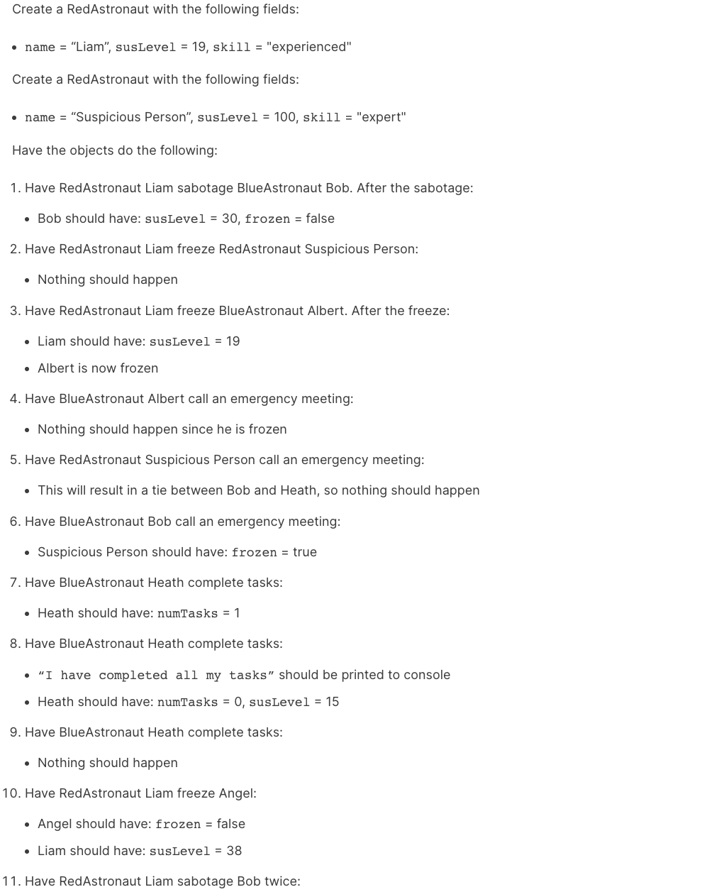 Hello Please Make Sure To Read All Parts Of This Document Carefully You And Your Group Of Astronaut Friends Are On A S 6