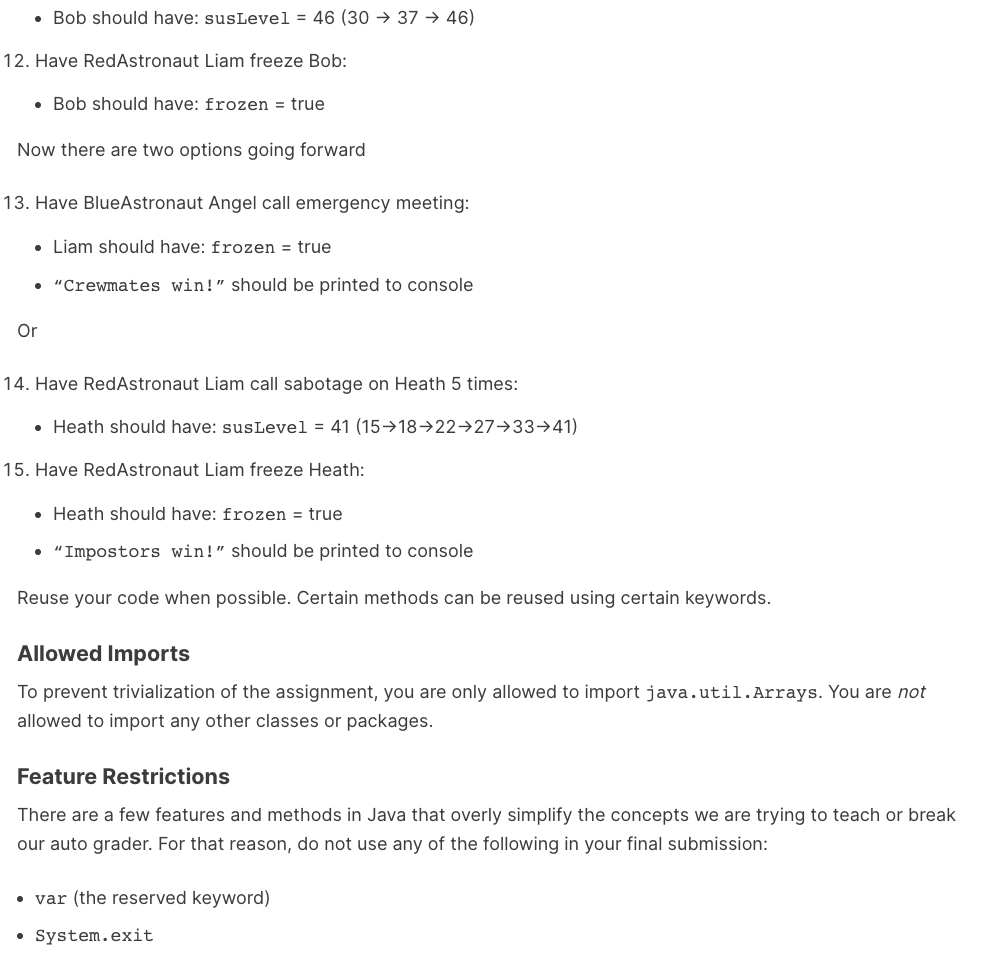 Hello Please Make Sure To Read All Parts Of This Document Carefully You And Your Group Of Astronaut Friends Are On A S 7