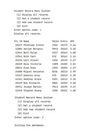 Python Programming Csv File Is Provided At The Bottom Student Records Csv File 7