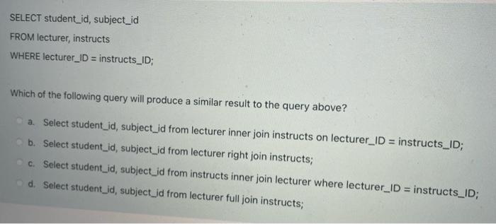 Evaluate The Following Statement Select Count Book Id Auth Id Publisher Id From Books Where Discount Y Group By P 2