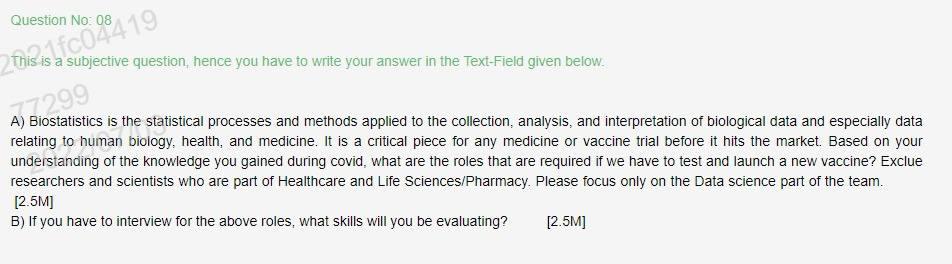 Question No 08 Thisisfc04419 Is A Subjective Question Hence You Have To Write Your Answer In The Text Field Given Belo 1