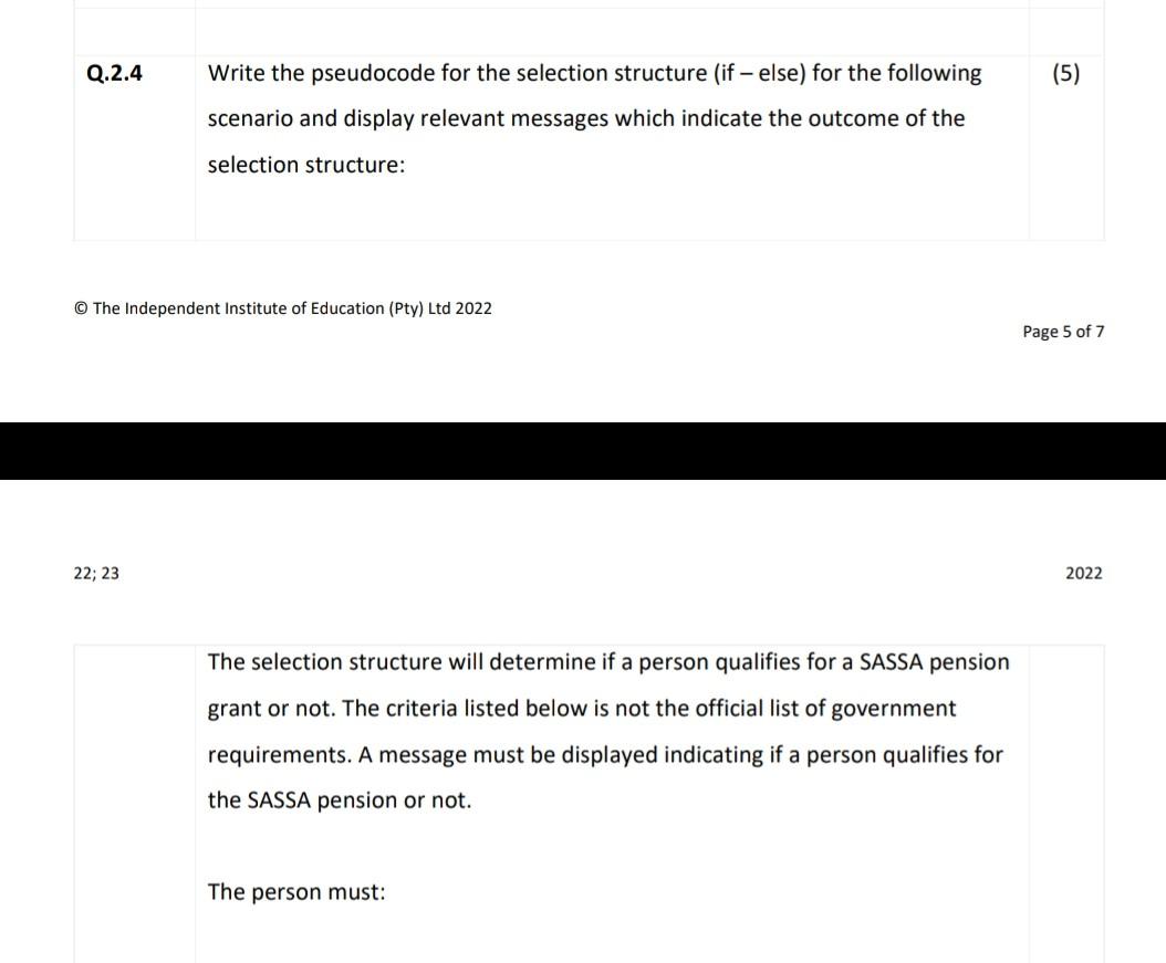 Please Answer In The Simplest Way Of Understanding Pseuodocode 3