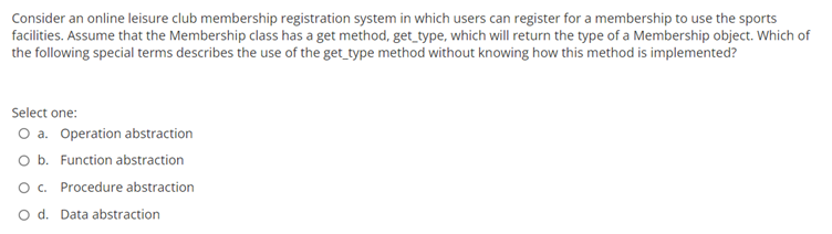 Consider An Online Leisure Club Membership Registration System In Which Users Can Register For A Membership To Use The S 1