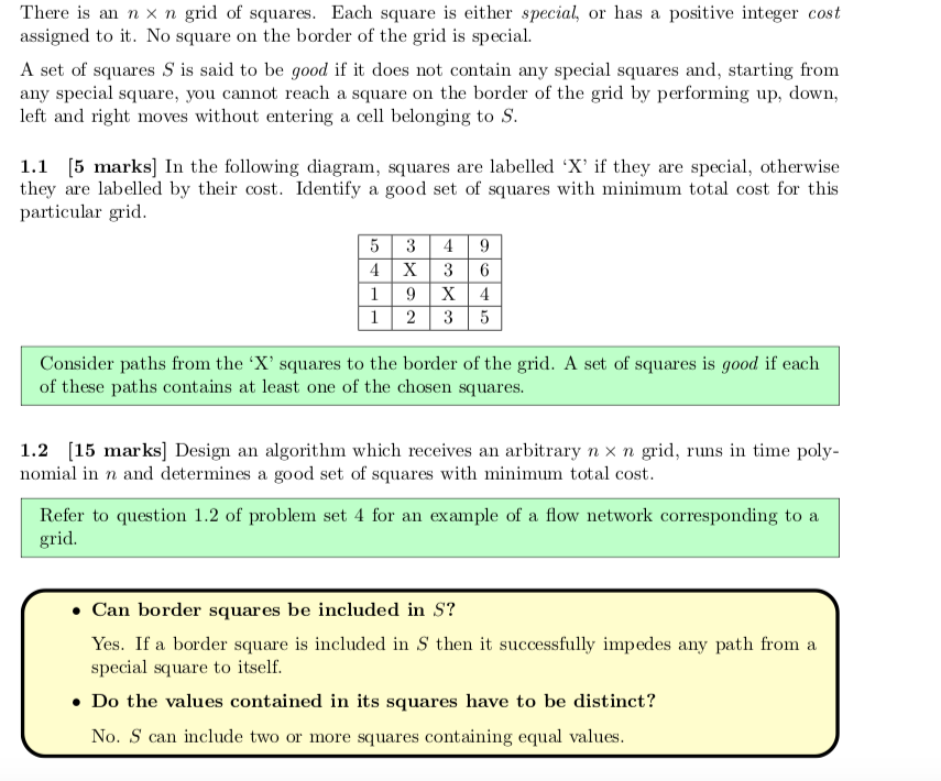 The Following Question Involves Maximum Flow Algorithms Namely Ford Fulkerson And Edmonds Karp Just Do Question 1 1 B 1