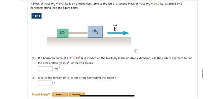 My Notes Ask Your Teacher Two Forces Are Applied To A Car In An Effort To Move It As Shown In The Figure Below Let F 6