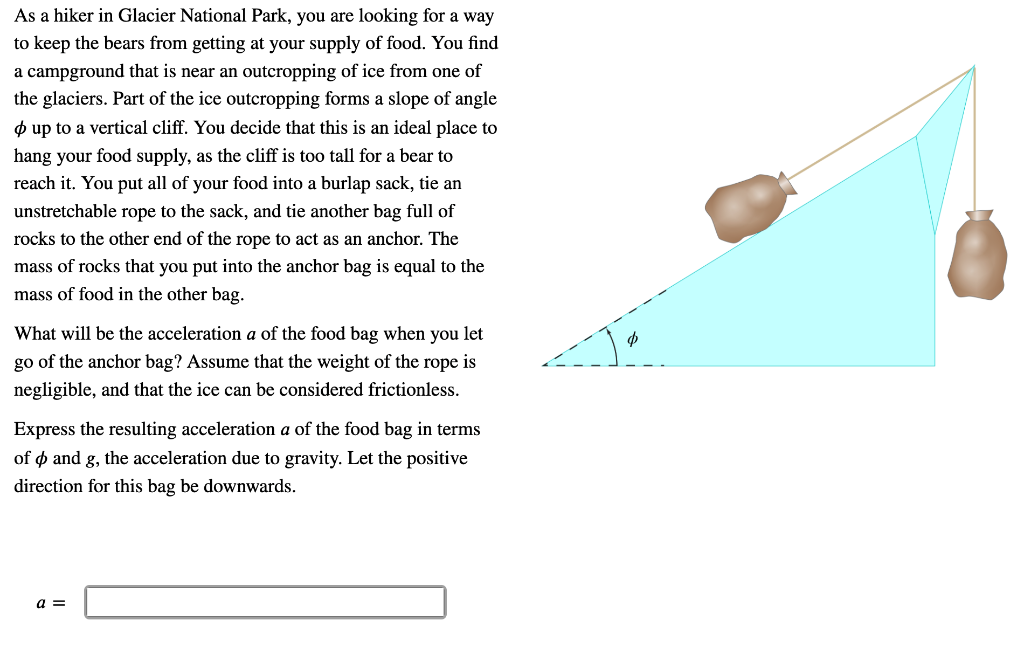 As A Hiker In Glacier National Park You Are Looking For A Way To Keep The Bears From Getting At Your Supply Of Food Yo 1