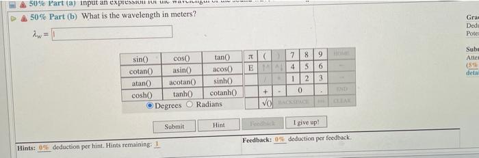 8 Problem 4 A Student Observing The Ocean Notes That N 7 Crests Break In T 3 8 Minutes F 50 Part A Input An 4