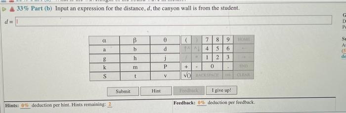 12 Problem 8 A Student Standing In A Canyon Yells Echo And Her Voice Produces A Sound Wave Of Frequency Of F 0 6 2