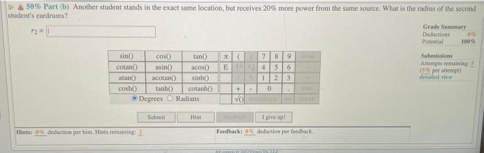 8 Problem 5 The Softest Sound A Human Ear Can Hear Is At 0 Db 10 12 W M Sounds Above 130 Db Cause Pain A Part 4