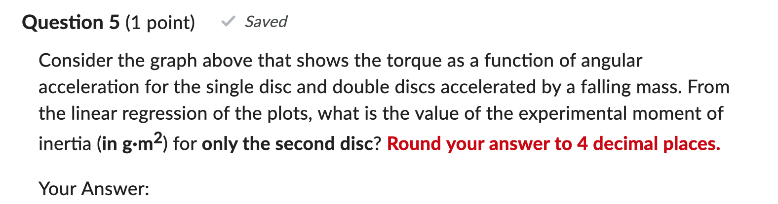 Torque Nm 0 008 0 006 0 004 0 002 10 Torque Vs Angular Acceleration For Single And Double Discs Accelerated By A F 2