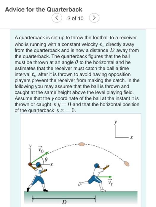 Advice For The Quarterback 2 Of 10 A Quarterback Is Set Up To Throw The Football To A Receiver Who Is Running With A 1