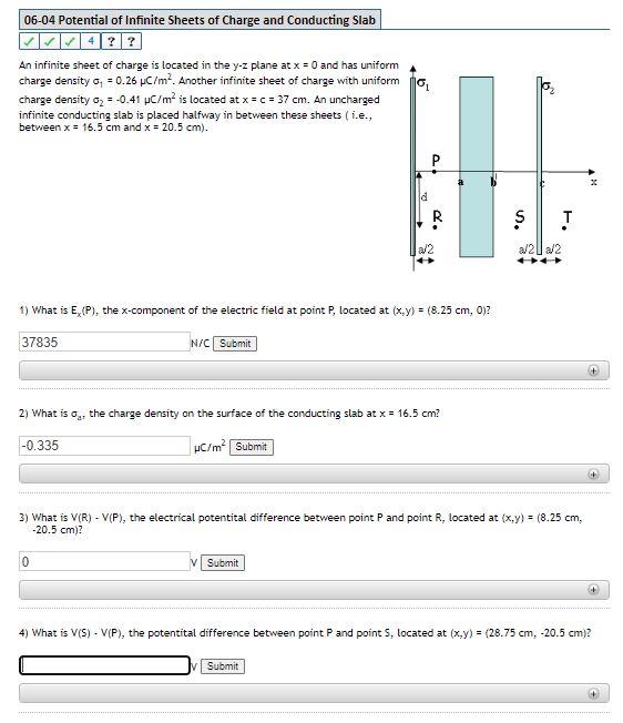 06 04 Potential Of Infinite Sheets Of Charge And Conducting Slab 4 An Infinite Sheet Of Charge Is Located In The Y Z 1