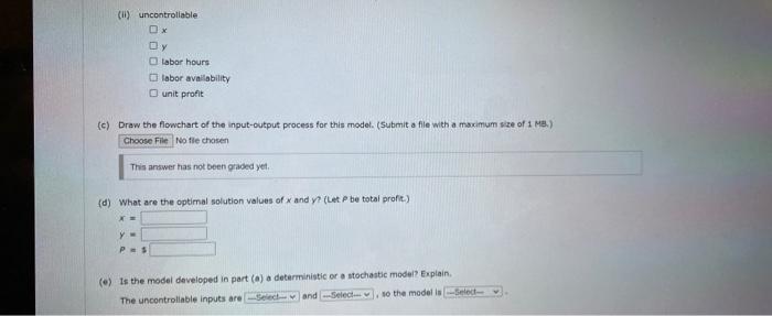 Col Ly Recall The Production Model Mo 10 5x 540 Suppose The Firm In This Example Considers Second Product That Has A 2