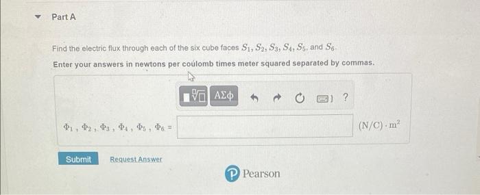 Review Constants A Cube Has Sides Of Length L 0 400 M It Is Placed With One Corner At The Origin As Shown In Figure 2
