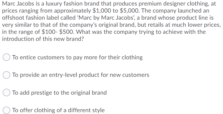 Marc Jacobs Is A Luxury Fashion Brand That Produces Premium Designer Clothing At Prices Ranging From Approximately 1 0 1