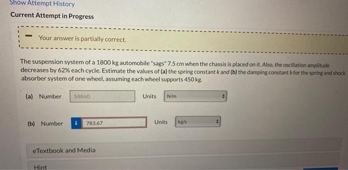 View Policies Show Attempt History Current Attempt In Progress Your Answer Is Partially Correct A Uniform Circular Disk 2