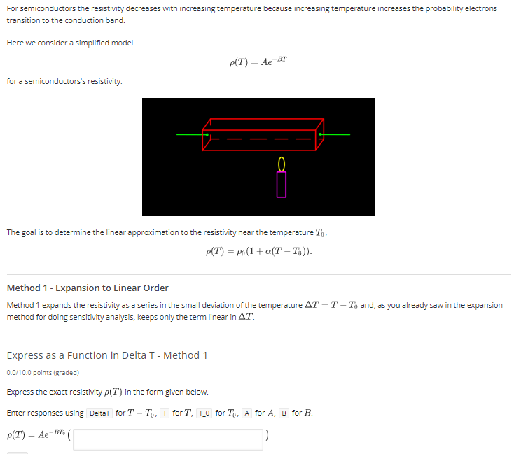 For Semiconductors The Resistivity Decreases With Increasing Temperature Because Increasing Temperature Increases The Pr 1