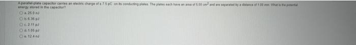 Aperatel Plate Capacitor Cairies An Electric Charge Of A 75 8c On As Conducting Plates The Plates Each Have An Area Of 1