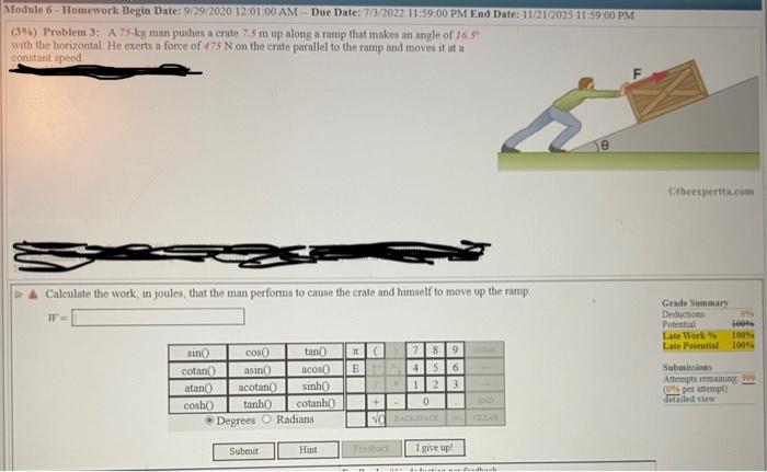 Module 6 Homework Begin Date 9 29 2020 12 01 00 Am Due Date 7 3 2022 11 59 00 Pm End Date 11 21 2025 11 59 00 Pm 39 1